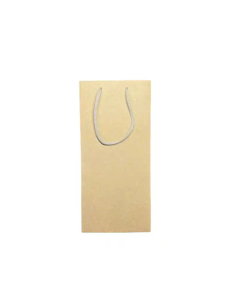 Bolsa De Regalo Kraft Lisa Botella Perfume 23x11cm