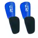 Mini Espinilleras Canilleras Futbol Protección Comodidad Color Azul