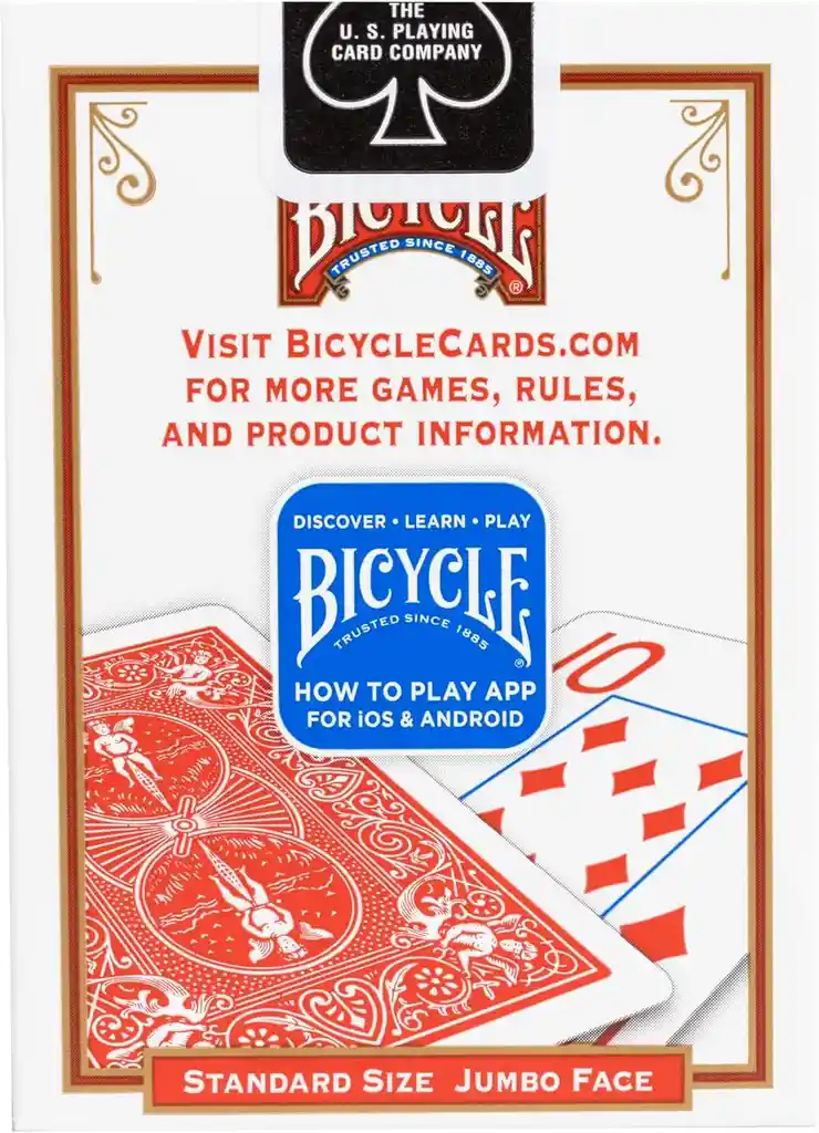 Cartas Bicycle Originales X 2 Cajas Jumbo Playing Card Juego Poker