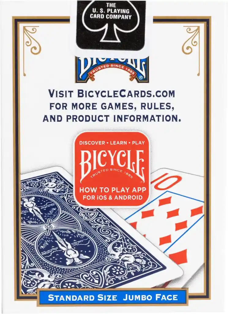 Cartas Bicycle Originales X 2 Cajas Jumbo Playing Card Juego Poker