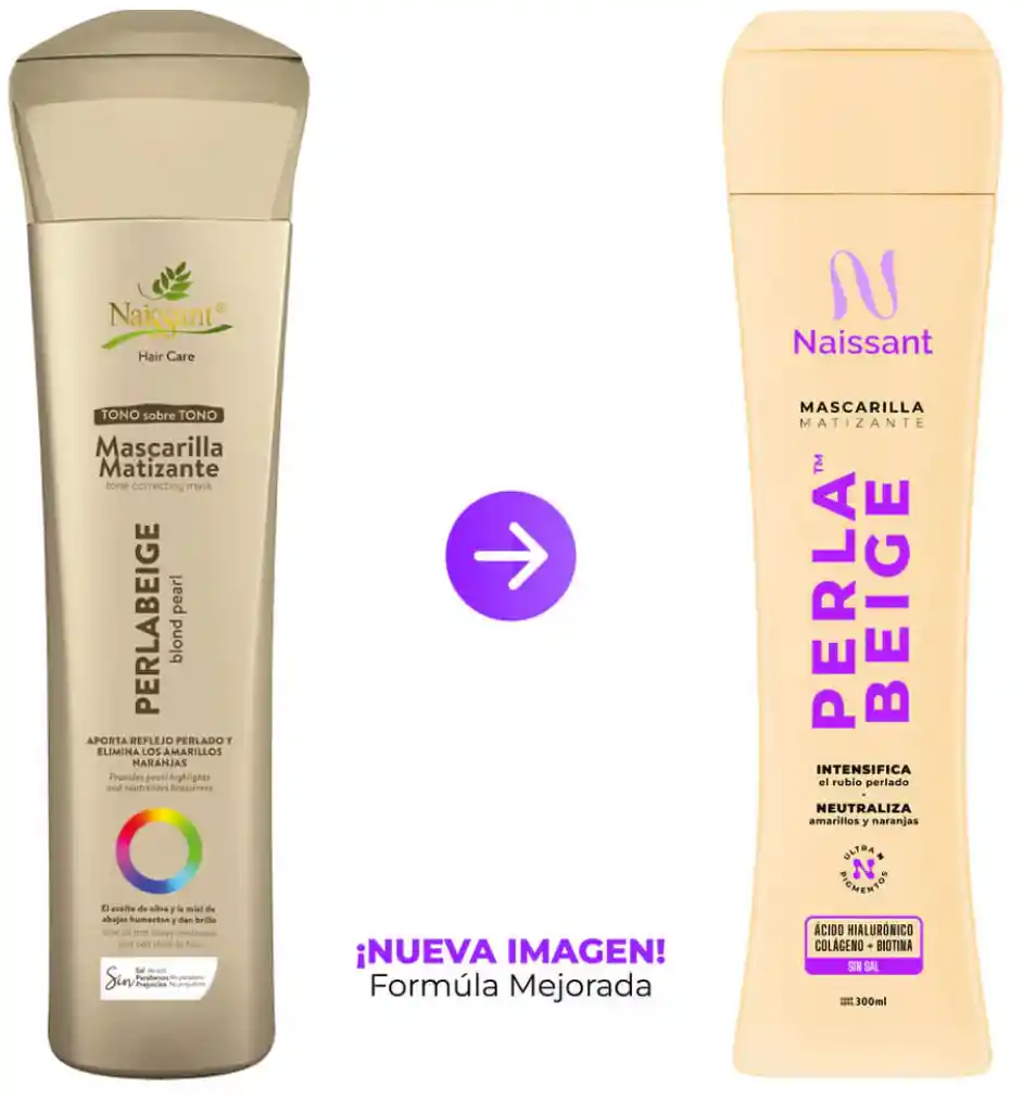 Naissant Mascarilla Matizante Perla Beige 300ml