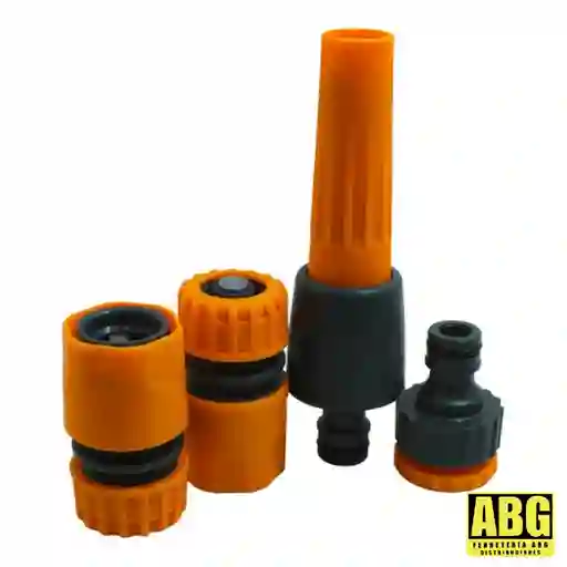 Kit De Conectores Rápidos Para Manguera Riego Uduke