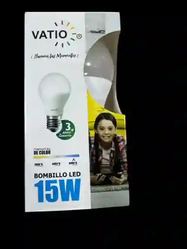 Bombillo Led De 15w Luz Blanca