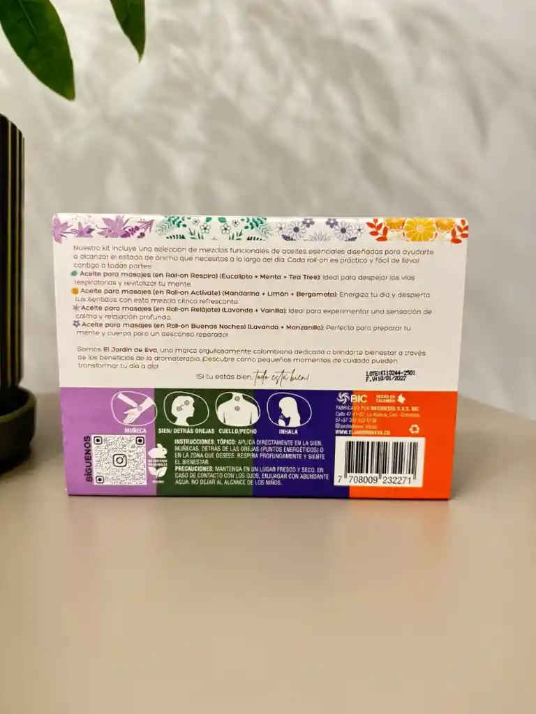 Kit De Aceites Esenciales En Roll On