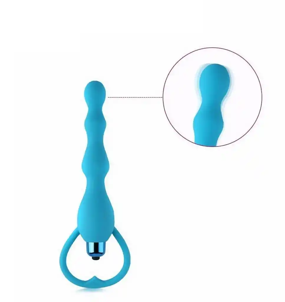 Plug Anal Vibrador Silicona Juguete + Baterias 26495-16