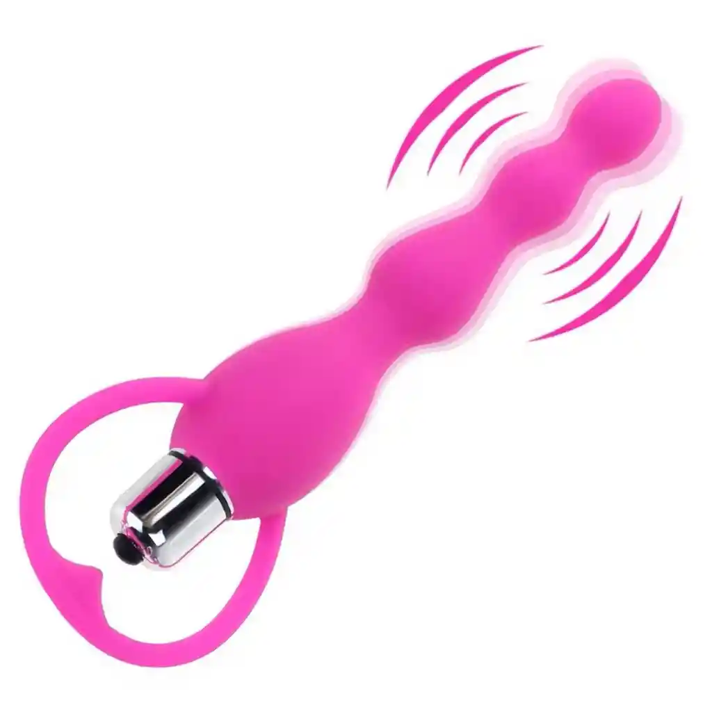 Plug Anal Vibrador Silicona Juguete + Baterias 26495-16