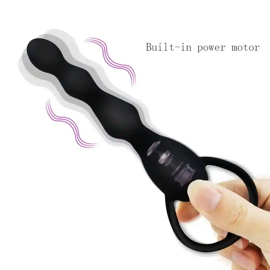 Plug Anal Vibrador Silicona Juguete + Baterias 26495-16
