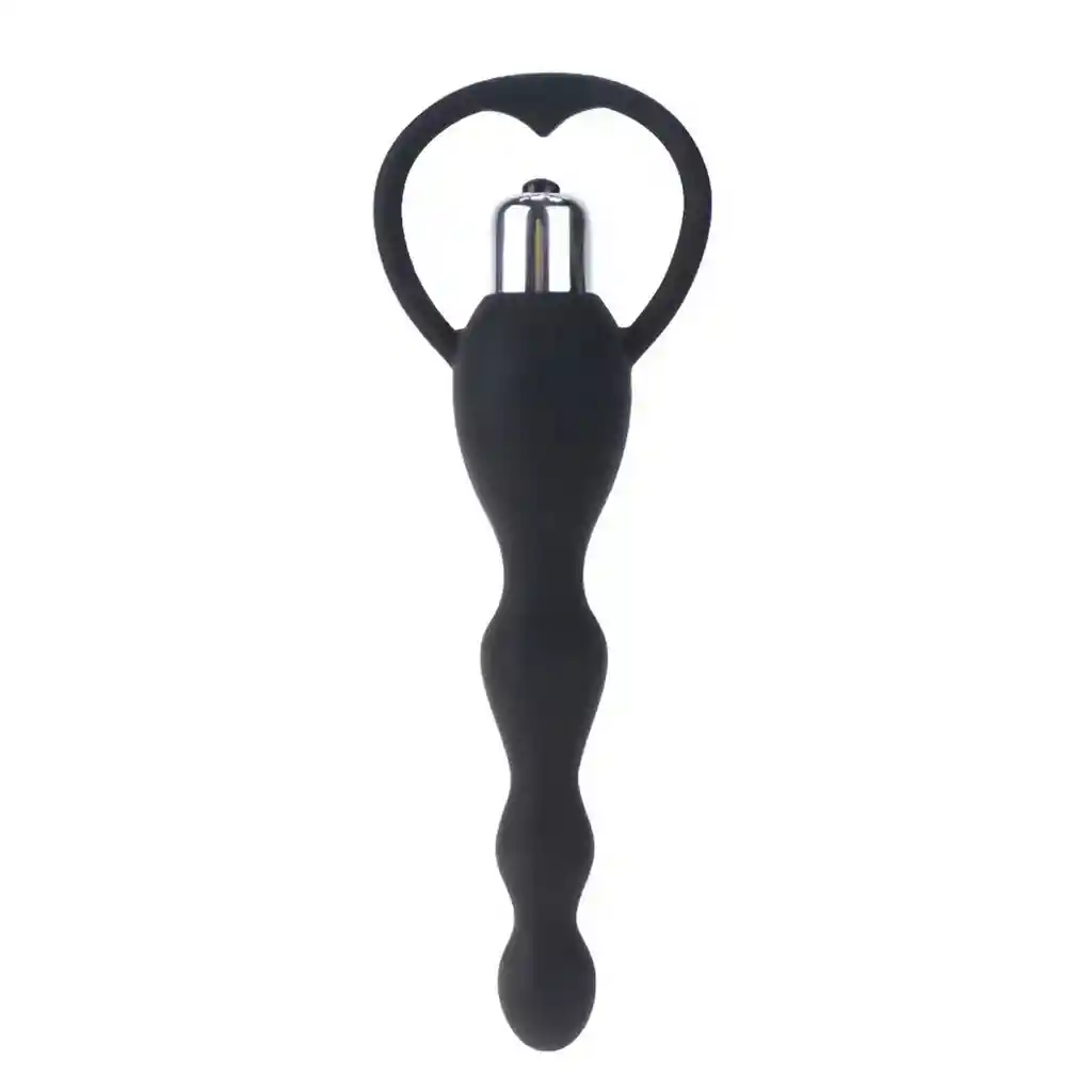 Plug Anal Vibrador Silicona Juguete + Baterias 26495-16