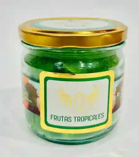 Vela Con Aroma A Frutas Tropicales0
