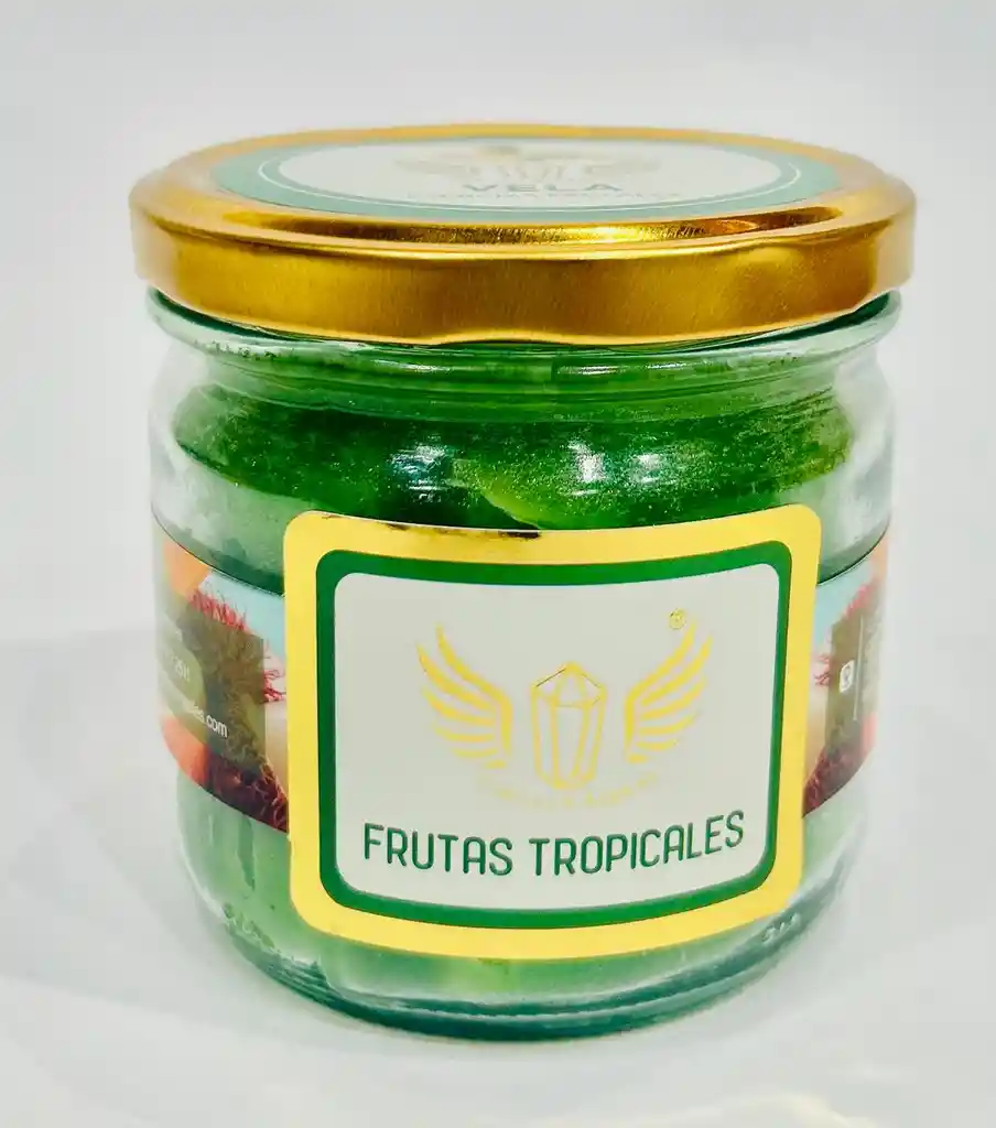 Vela Con Aroma A Frutas Tropicales0