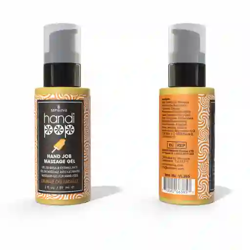 Gel De Masaje Comestible Orange Creamsicle Sensuva 59 Ml