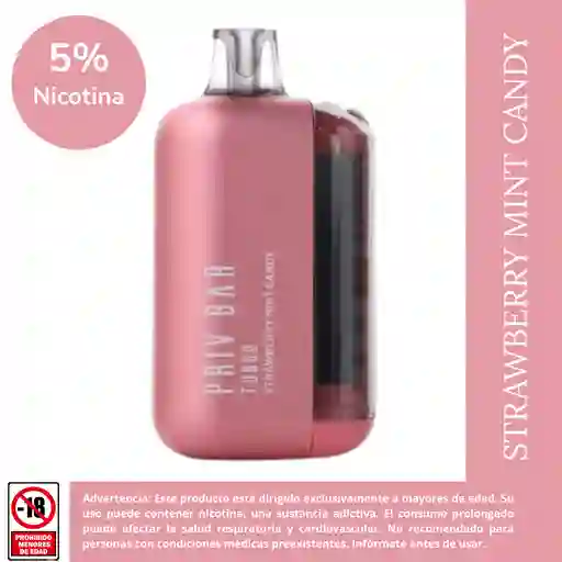 Vape 15.000 Puffs Strawberry Mint Candy