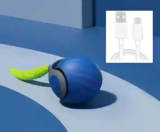 Juguete Pelota Automatico Usb Para Gatos