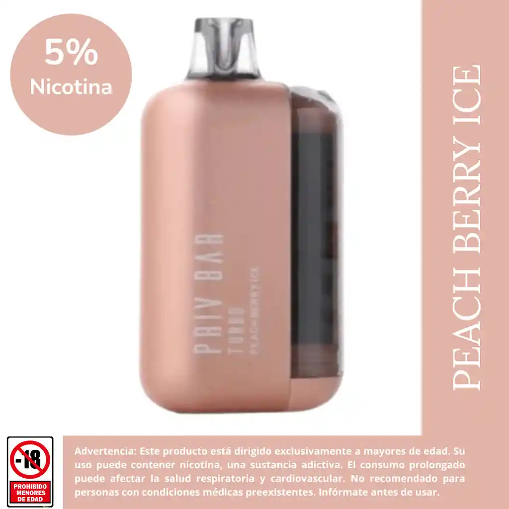 Vape 15.000 Puffs Peach Berry Ice