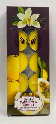 Vela Para Pebetero Con Aroma A Maracuya Y Vainilla