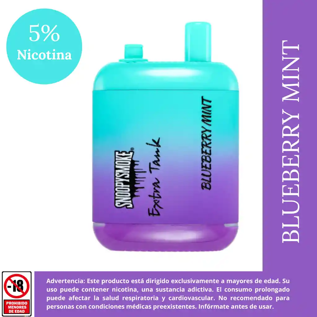 Vape 15.000 Puffs Blueberry Mint