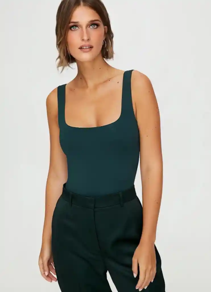 Body Tiana Talla M/l Verde Esm