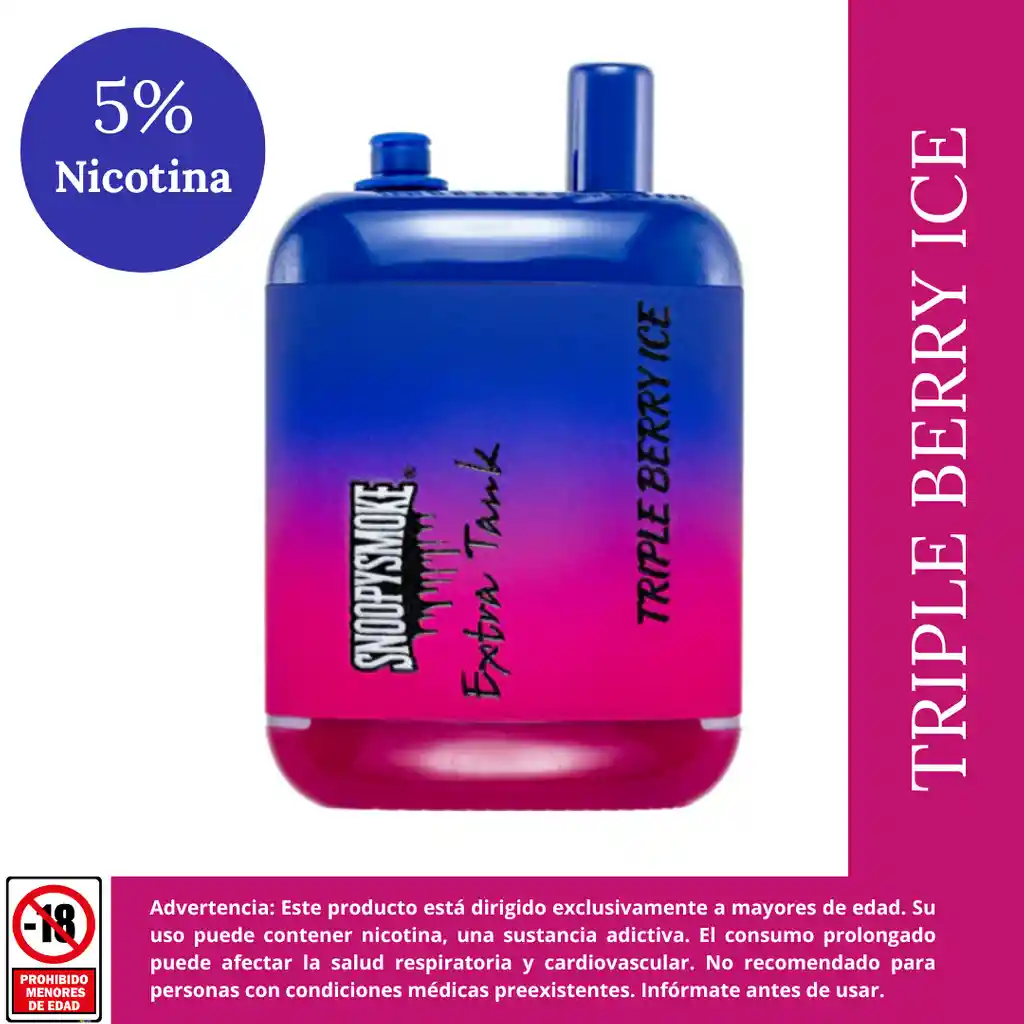 Vape 15.000 Puffs Triple Berry Ice