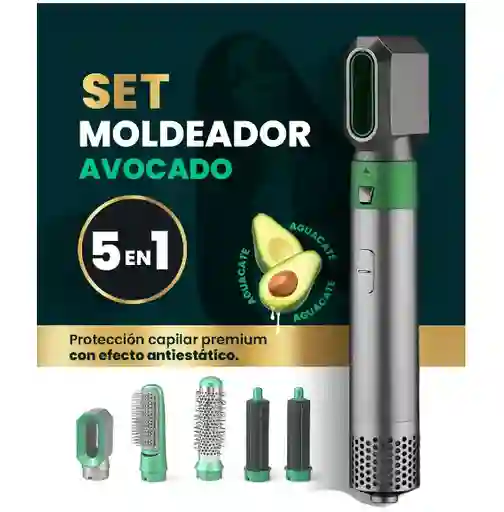Cepillo 5 En 1 Aguacate Multifuncional 1.1