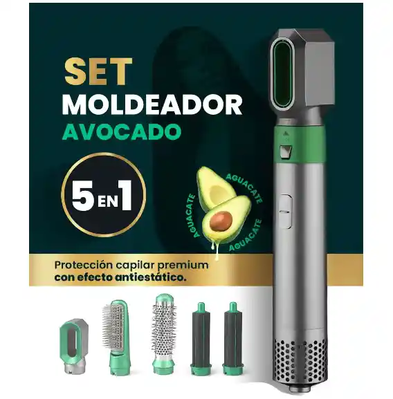 Cepillo 5 En 1 Aguacate Multifuncional 1.1