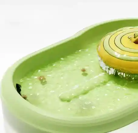 Fuente Para Mascotas Spiral Verde