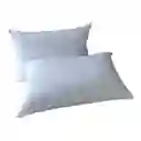Setx2 Almohadas Altas Con Funda Gruesa 65x45x16 Cm