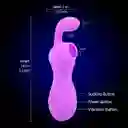 Vibrador Succionador De Clitoris Masajea Recargable 26495-28