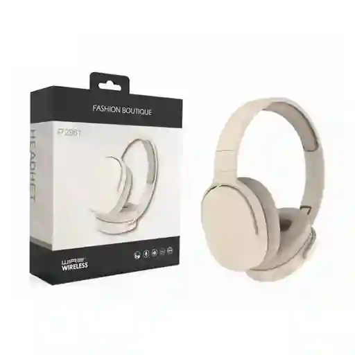 Auriculares Bluetooth Nuez Claro Ligeros Plegable Para Viajes / P2961