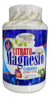 Citrato De Magnesio - 90 Cápsulas