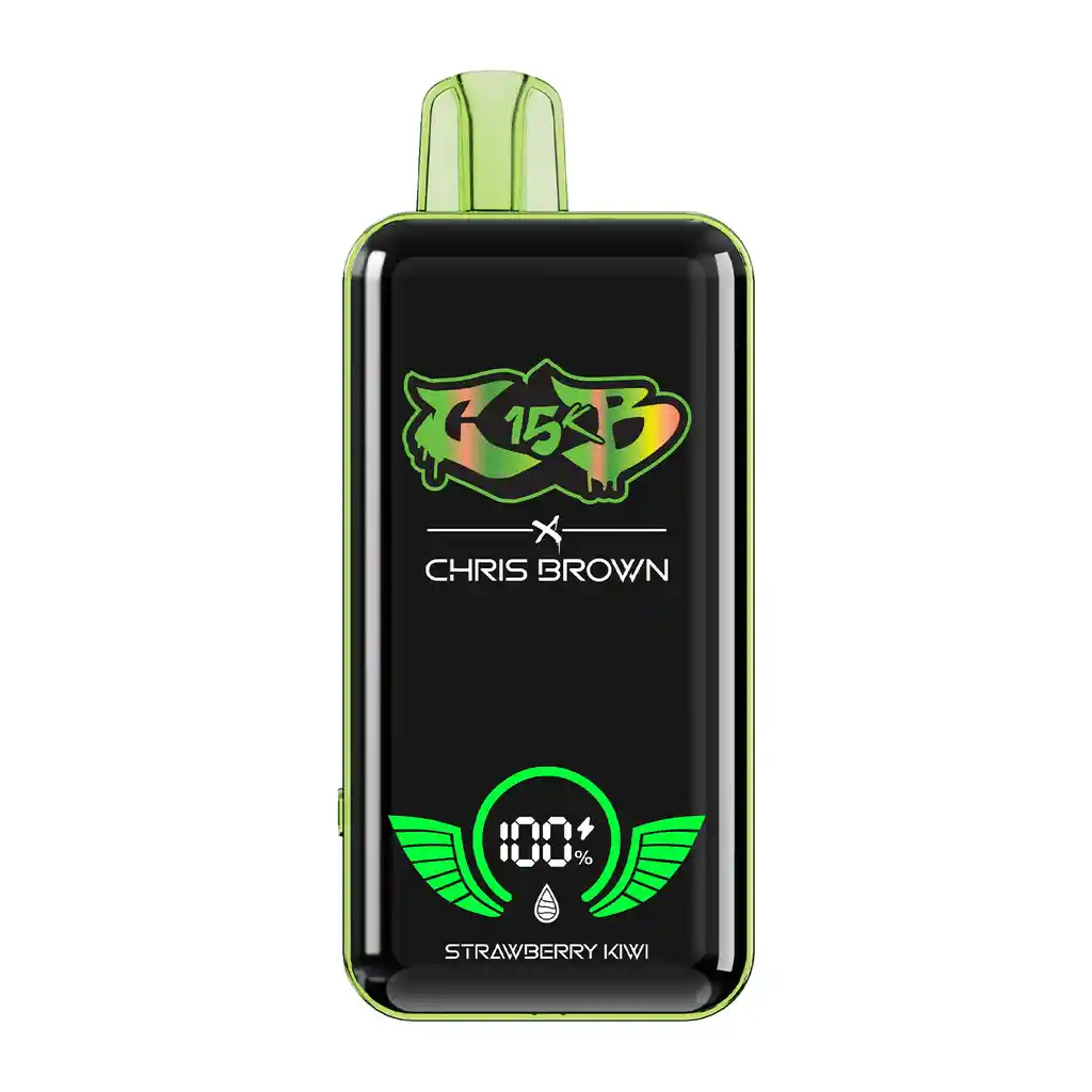 Vape Desechable Chris Brown Cb15k 15000 Puffs Strawberry Kiwi