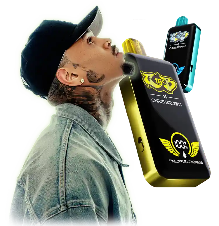 Vape Desechable Chris Brown Cb15k 15000 Puffs Strawberry Kiwi