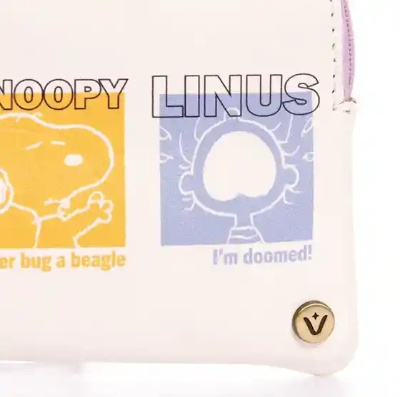 Monedero Bucarest Snoopy Words In Colorors
