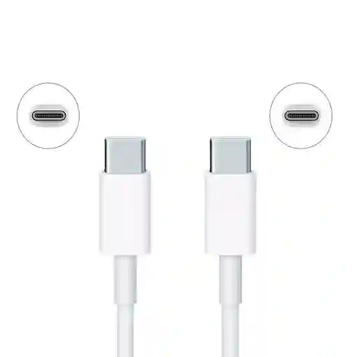 Cable Iphone Original Tipo C X1 Metro Jq Entrada Tipo C Salida Tipo C