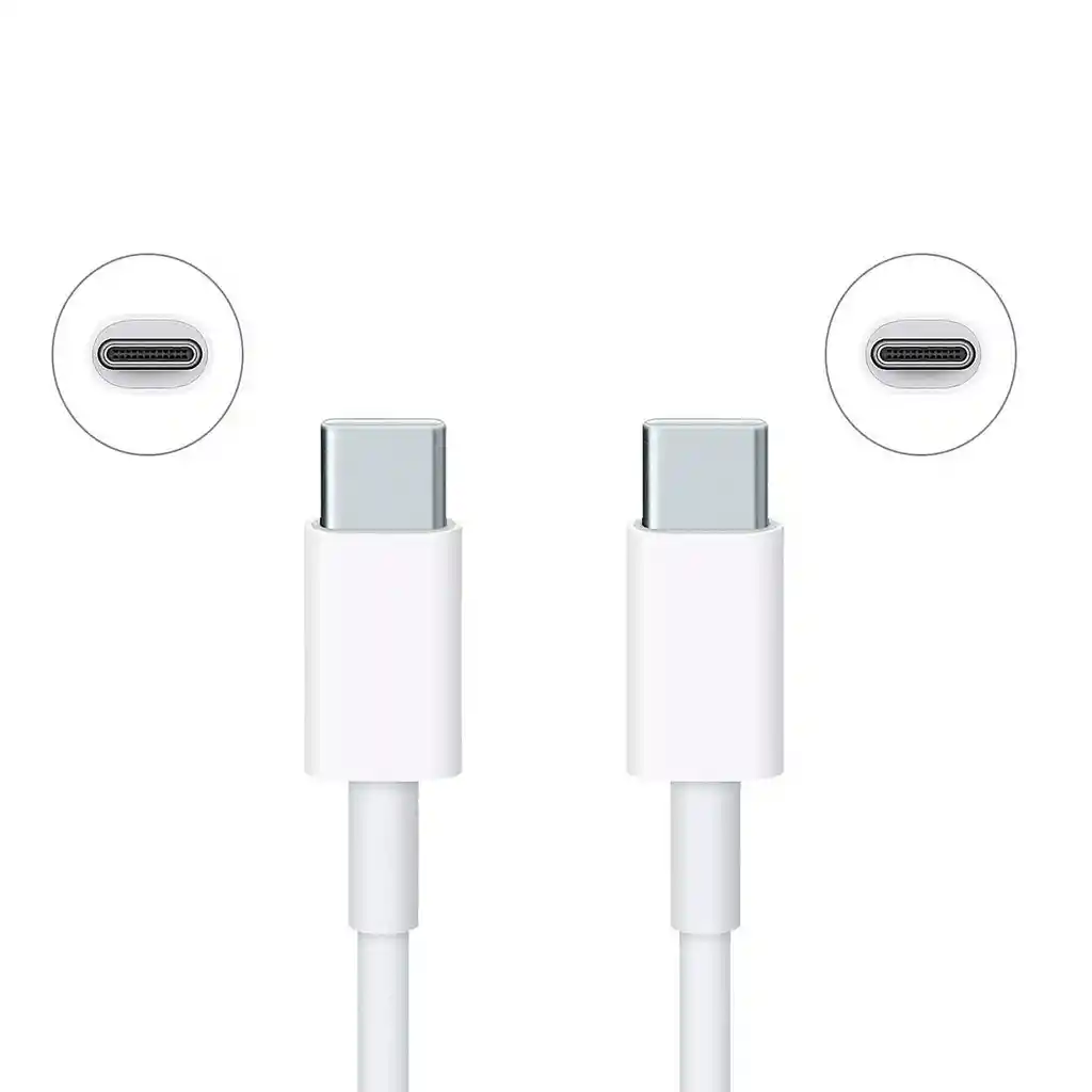Cable Iphone Original Tipo C X1 Metro Jq Entrada Tipo C Salida Tipo C