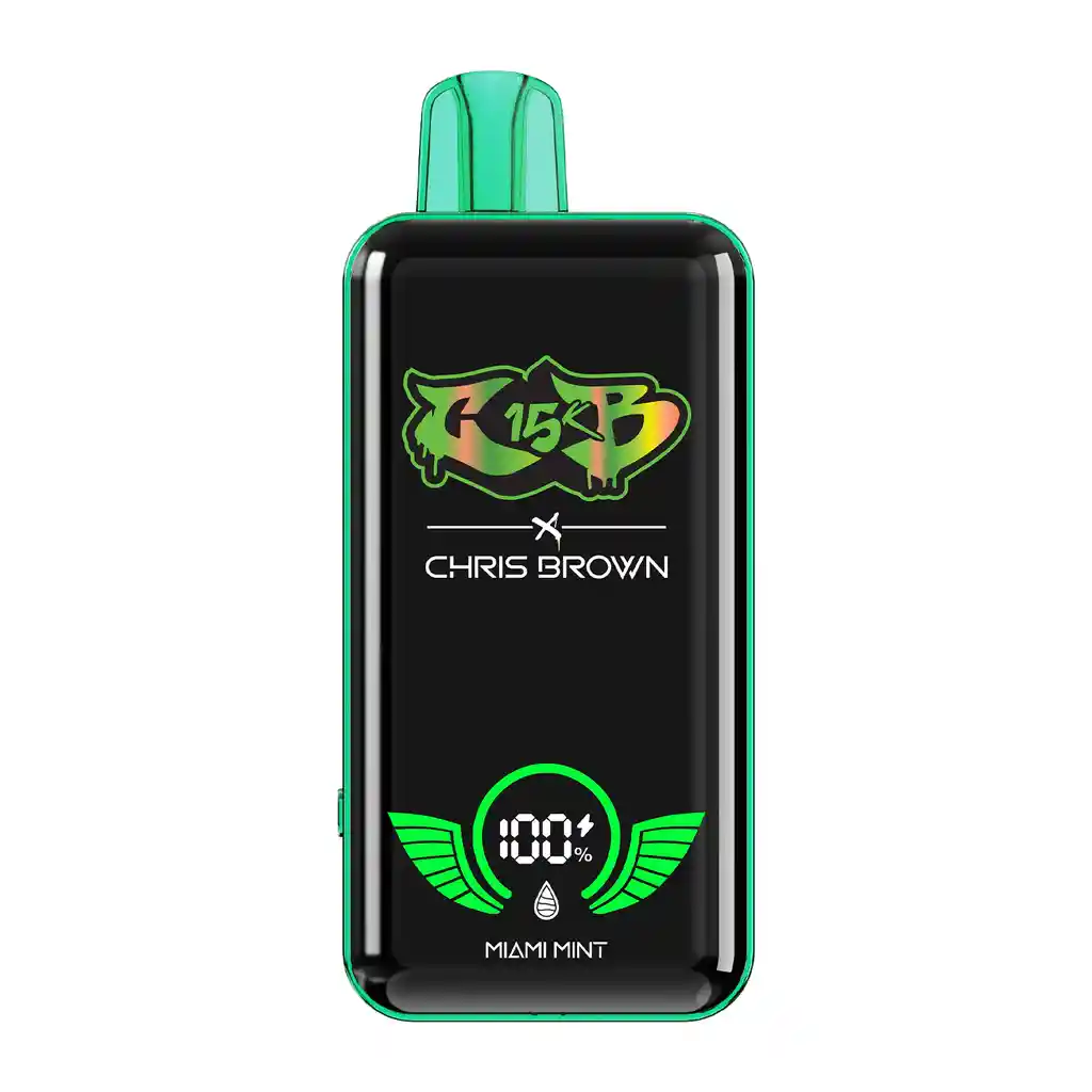 Vape Desechable Chris Brown Cb15k 15000 Puffs Miami Mint