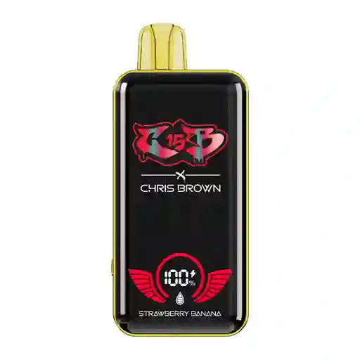 Vape Desechable Chris Brown Cb15k 15000 Puffs Strawberry Banana