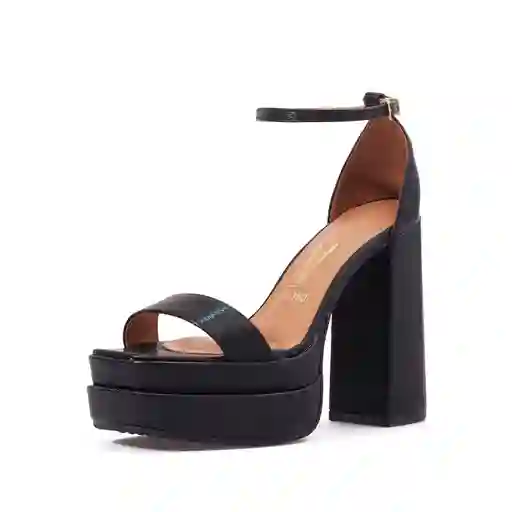 Sandalia Plataforma Negro Tornasol Vizzano Talla 34