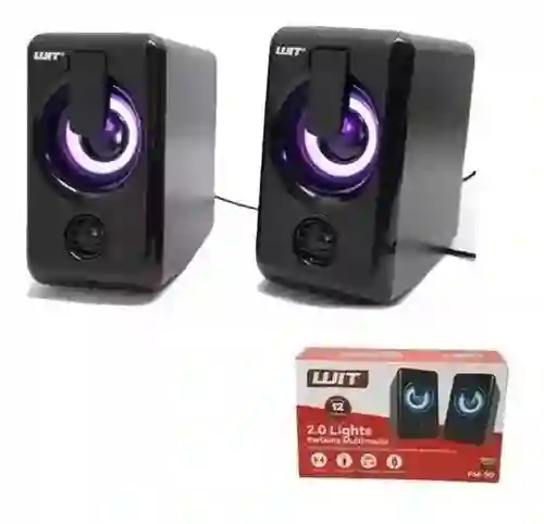 Parlante Pm-902 Luces Led Wit Jq