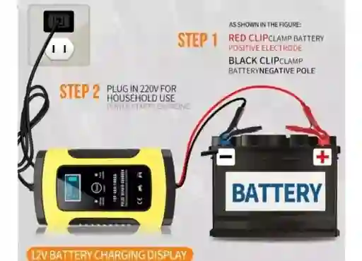Cargador De Bateria Para Carros Y Moto