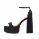 Sandalia Plataforma Negro Vizzano Talla 36