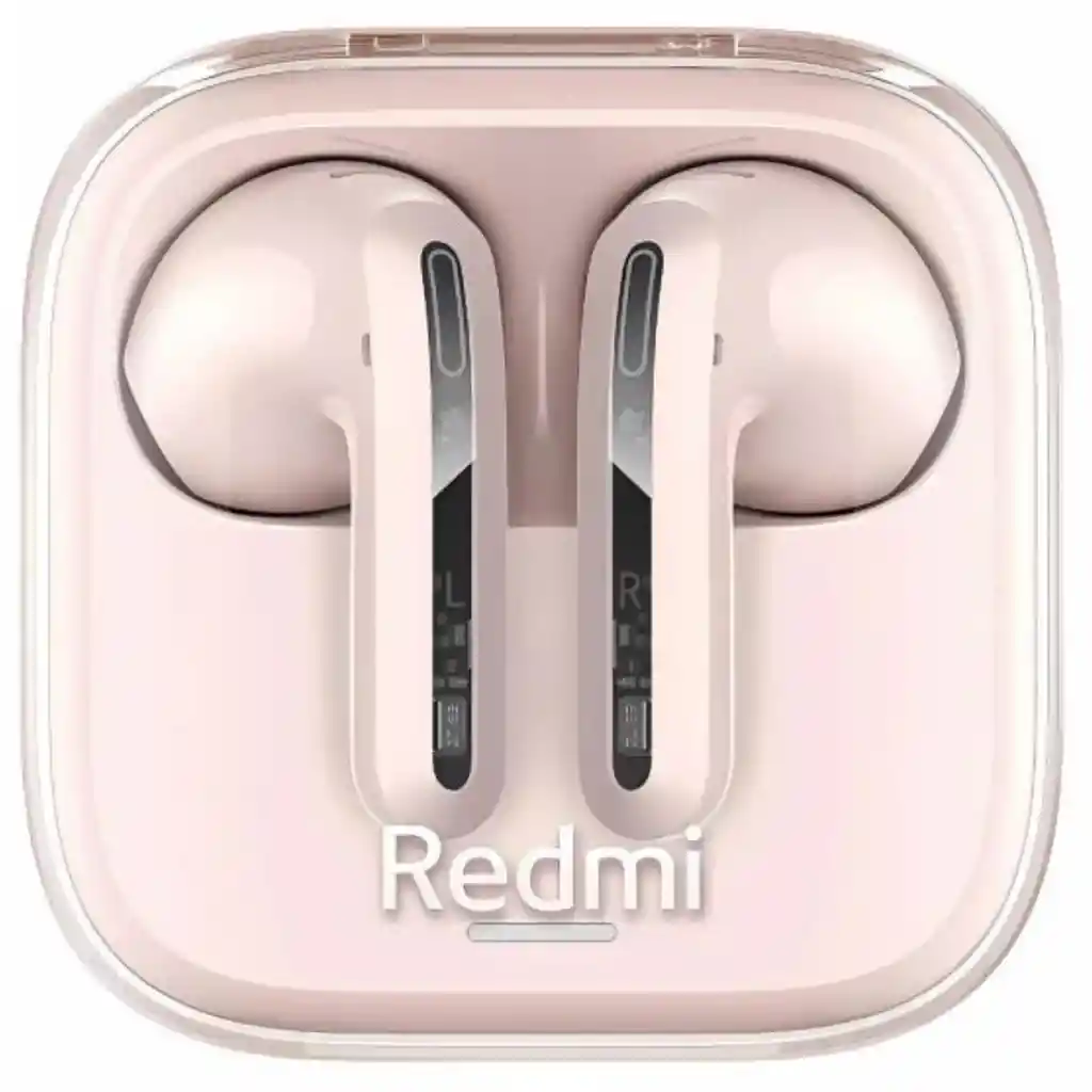 Audífonos Xiaomi Redmi Buds 6 Active - Rosa Transparente