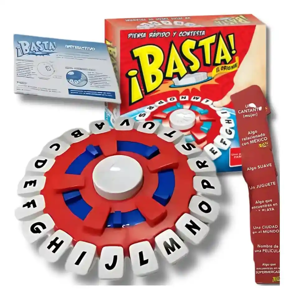 Juego De Mesa Basta Interactivo Palabras Agilidad Mental