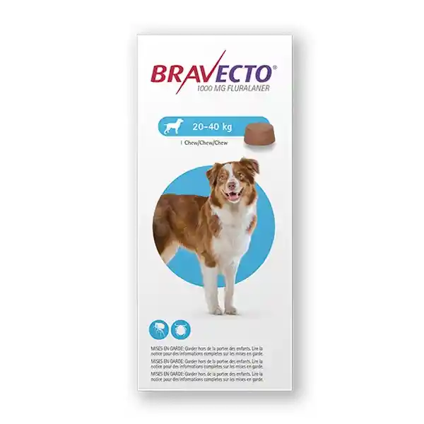 Bravecto Antipulgas Para Perro 20-40 Kg