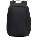 Mochila Antirrobo Impermeable Con Puerto Usb Negro
