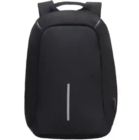 Mochila Antirrobo Impermeable Con Puerto Usb Negro