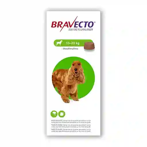 Bravecto Perros De 10 Kg A 20 Kg