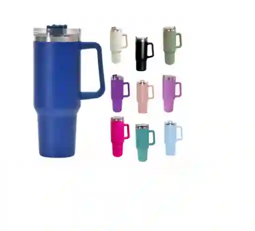 Termo Vaso Botella Térmica Acero Inoxidable Pitillo Te 1.2l