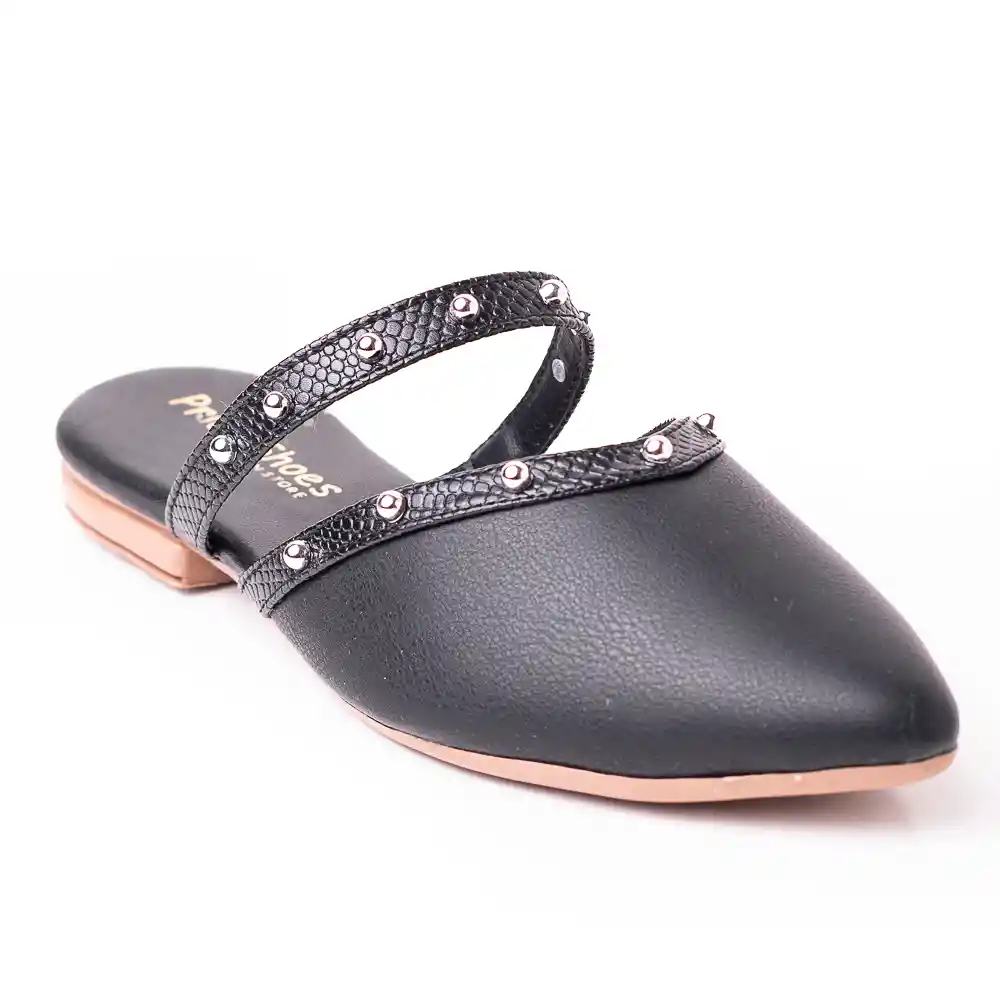 Price Shoes Baleta Zueco De Moda Para Mujer 6022428negro