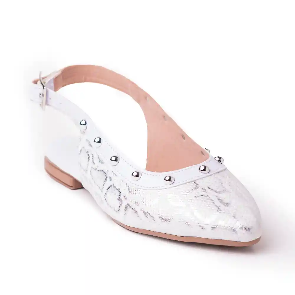 Price Shoes Baleta De Moda Para Mujer 6022435blanco