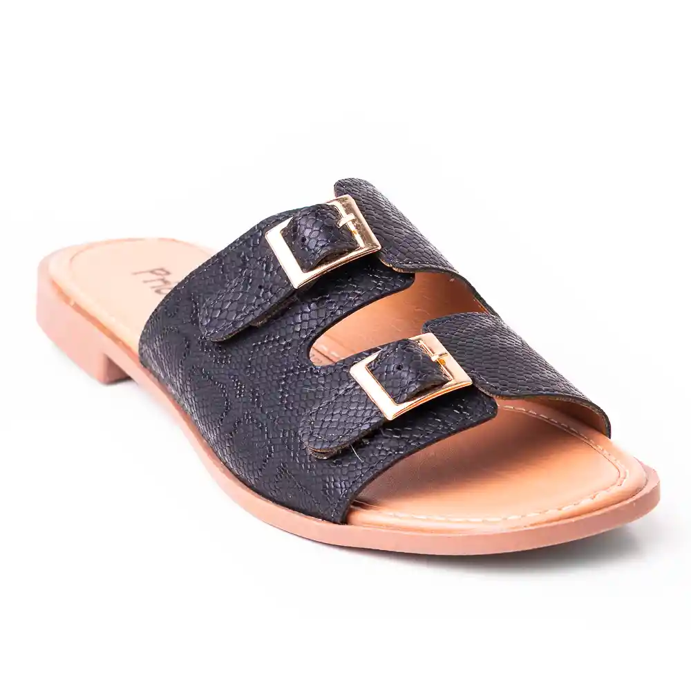 Priceshoes Sandalias Planas Para Mujer 692v212negro
